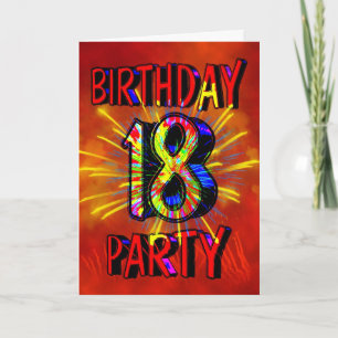 18th Birthday party Invitation