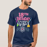 18th Birthday Science Biology Chemistry Party T-Shirt<br><div class="desc">18th Birthday Science Biology Chemistry Party .Check out our Biology t shirts selection for the very best in unique or custom,  handmade pieces from our clothing shops.</div>