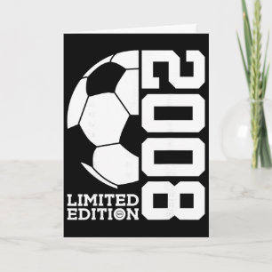18th Birthday Soccer Limited Edition 2008  Card