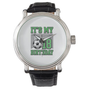 18th Birthday Soccer Vintage Watch