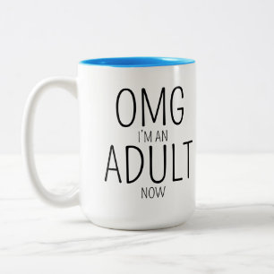 18th Birthday Two-Tone Coffee Mug