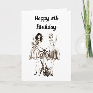 **18th BIRTHDAY** WISHES FOR HER Card