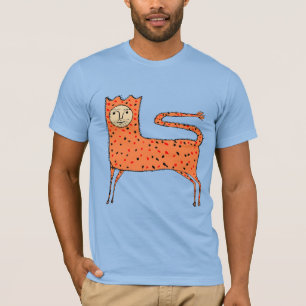 18th C English Primitive Lion T-Shirt