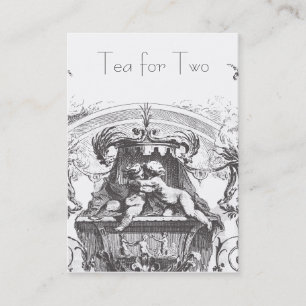 18th Century Cherub Rococo Business Card
