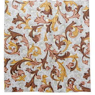 18th Century Floral: Vintage Wallpaper.