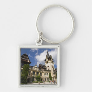 18th Century Peles Castle, Sinaia, Romania, 2 Keychain