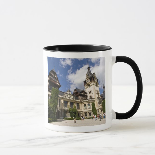 18th Century Peles Castle, Sinaia, Romania, 2 Mug (Right)