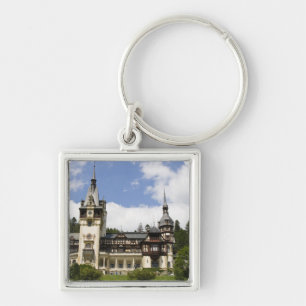 18th Century Peles Castle, Sinaia, Romania, Keychain