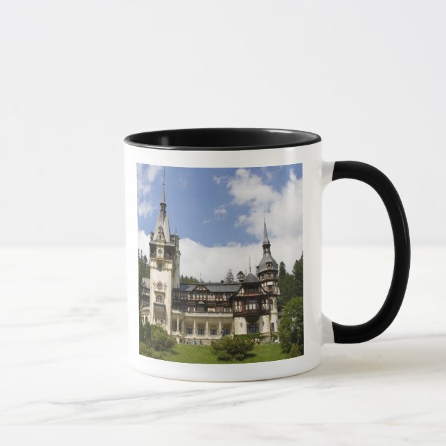 18th Century Peles Castle, Sinaia, Romania, Mug (Right)