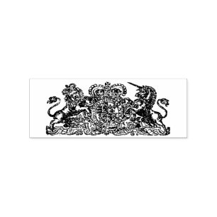 18th century Royal Coat of Arms Ink Stamp