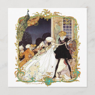 18th Century Storybook Ball & Peacock Invitations