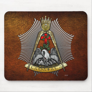 18th Degree: Knight of the Rose Croix Mouse Pad