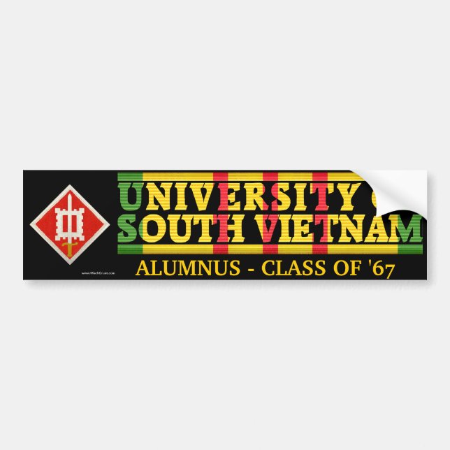 18th Engineer Bde - U of S Vietnam Alumnus Sticker (Front)