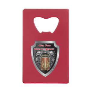 18th Field Artillery Brigade Airborne Credit Card Bottle Opener