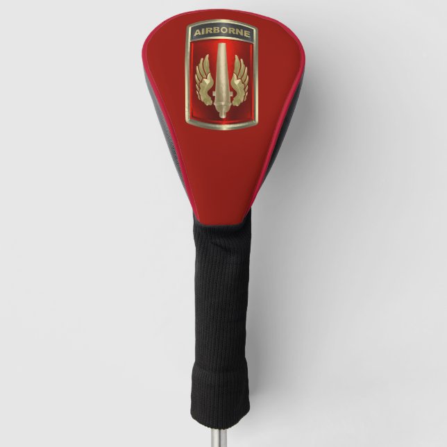 18th Field Artillery Brigade (Airborne) Golf Head Cover (Front)