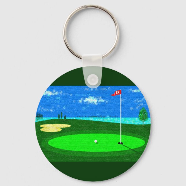 18th Hole Keychain (Front)