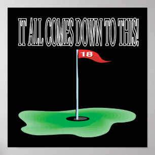 18th Hole Poster