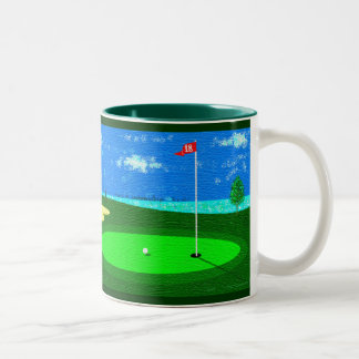 18th Hole Two-Tone Coffee Mug