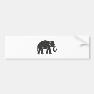 18th-(Indian)-Division Elephant Bumper Sticker