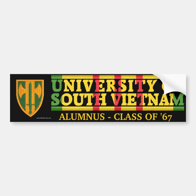 18th M.P. Bde. - U of S Vietnam Alumnus Sticker (Front)