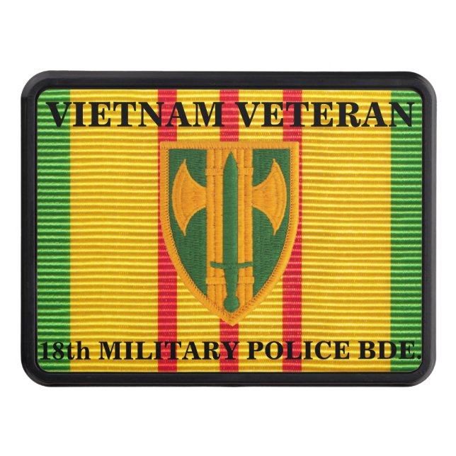 18th Military Police Bde. VSM Ribbon Hitch Cover (Front)