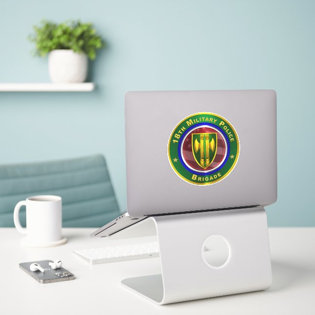 18th Military Police Brigade  (Laptop On Desk)