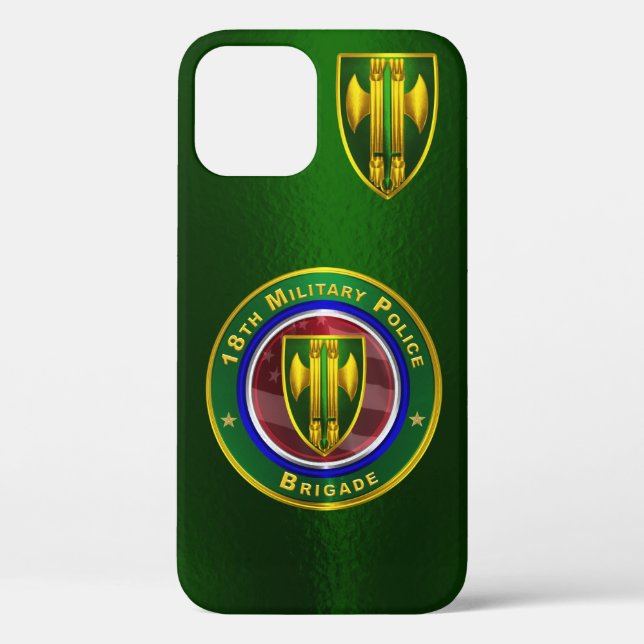 18th Military Police Brigade Customized Case-Mate iPhone Case (Back)