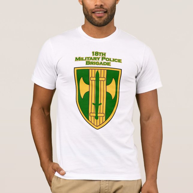 18th MP Brigade shoulder patch T-shirt (Front)