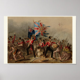 18th Royal Irish Regiment at Amoy China Poster