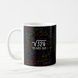 18Th Square Root 324 18 Years Coffee Mug