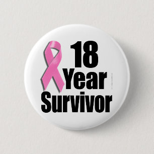 18y Survivor Des 1.png 2 Inch Round Button