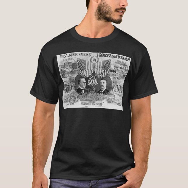 1900 Mckinley -Teddy Roosevelt T-Shirt (Front)