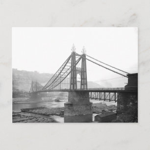 1900 Pointe Bridge Pittsburgh Pa. Postcard