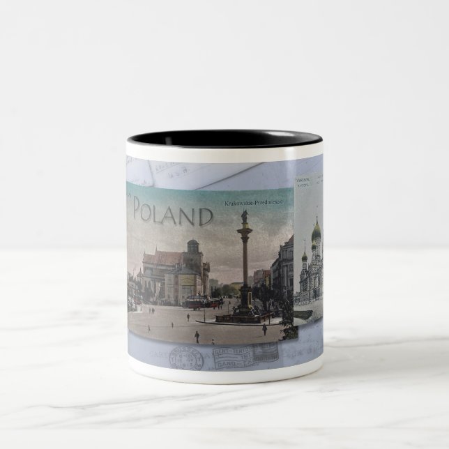 1900 POLAND POSTCARDS Mug à deux tons (Centre)