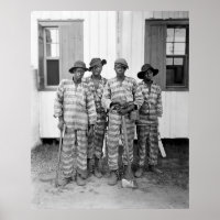 1900 Southern Chain Gang Poster