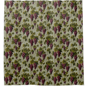 1900 Vintage Grapes Fruit Botanical Design