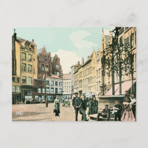 1900s Antwerp Belgium city centre restored Postcard