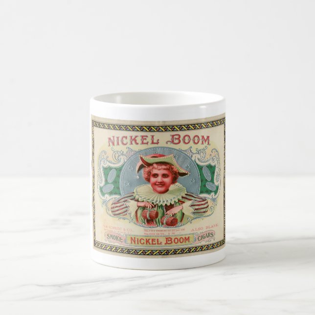 1900s CIGAR BOX LABEL...NICE Coffee Mug (Center)
