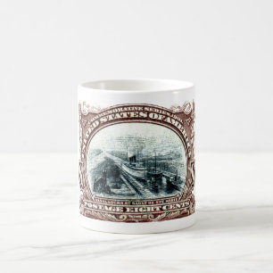 1901 Canal Locks Michigan Coffee Mug
