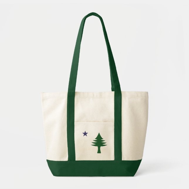 1901 Maine Flag Jumbo Tote (Front)