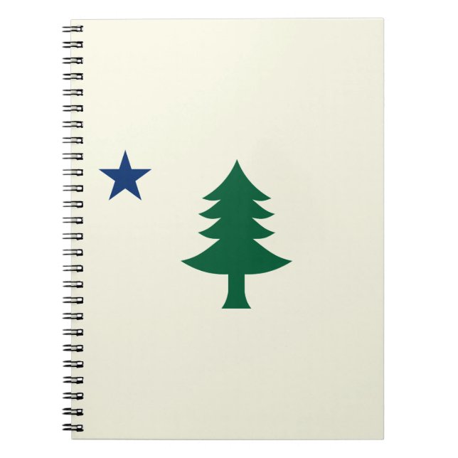 1901 Maine Flag Notebook (Front)
