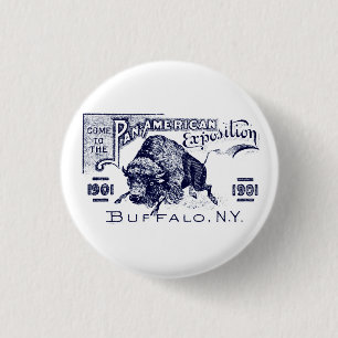 1901 Pan-American Expo 1 Inch Round Button