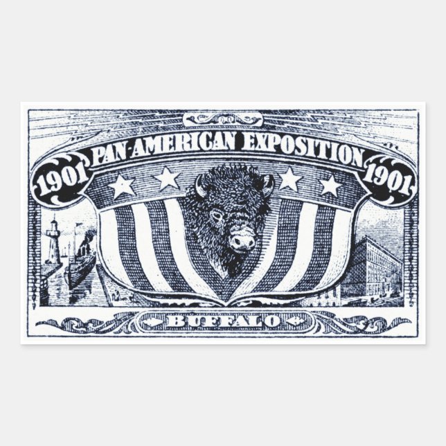 1901 Pan-American Exposition Sticker (Front)