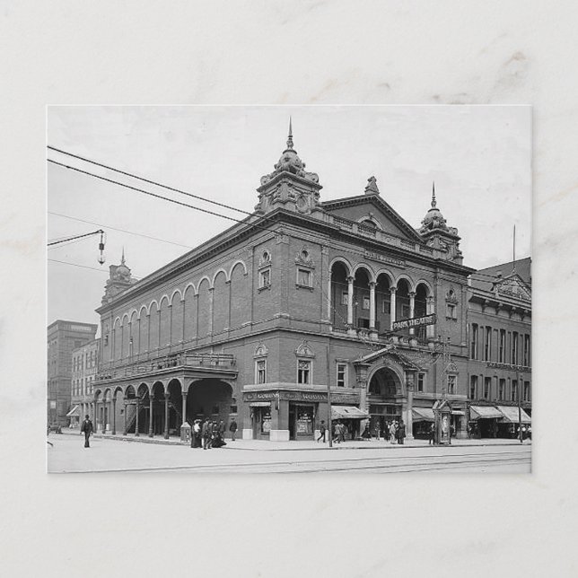 1902 Park Theatre Indianapolis Indiana Postcard (Front)