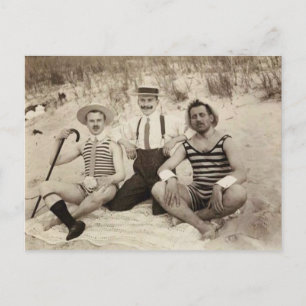 1903 Beach Bums Postcard