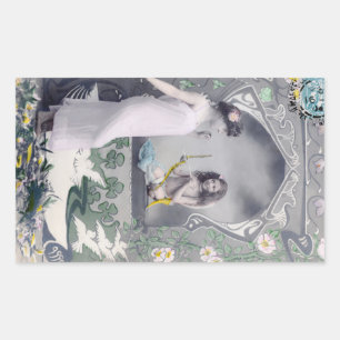 1904 Art Nouveau Valentine  Sticker