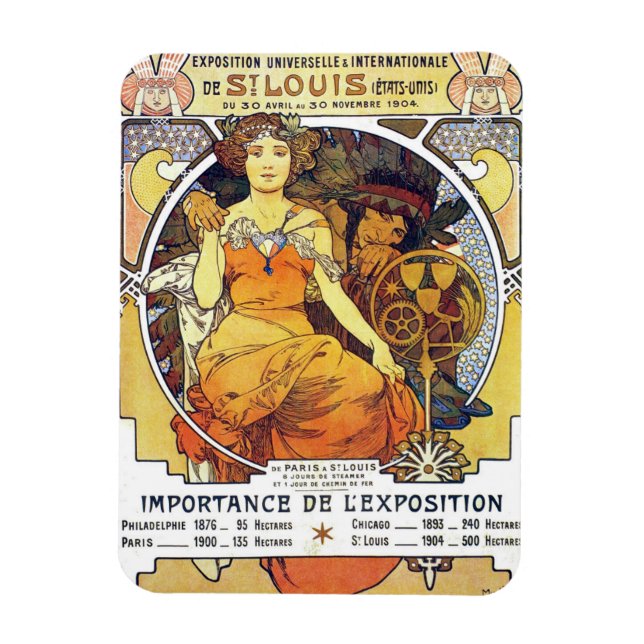 1904 St. Louis Exposition Magnet (Vertical)