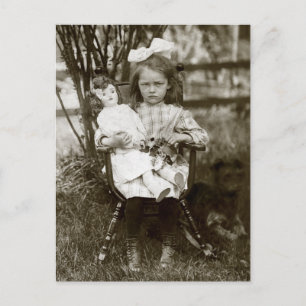 1905 Cranky Girl Postcard