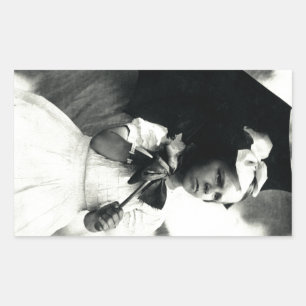 1905 Tough Little Girl Sticker