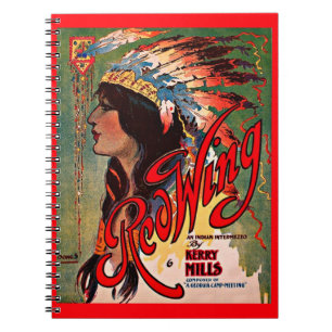 1907 Redwing sheet music cover Notebook